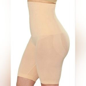 Shapermint All Day Everyday High-Waisted Nude Shapewear Shorts Size XL/XXL